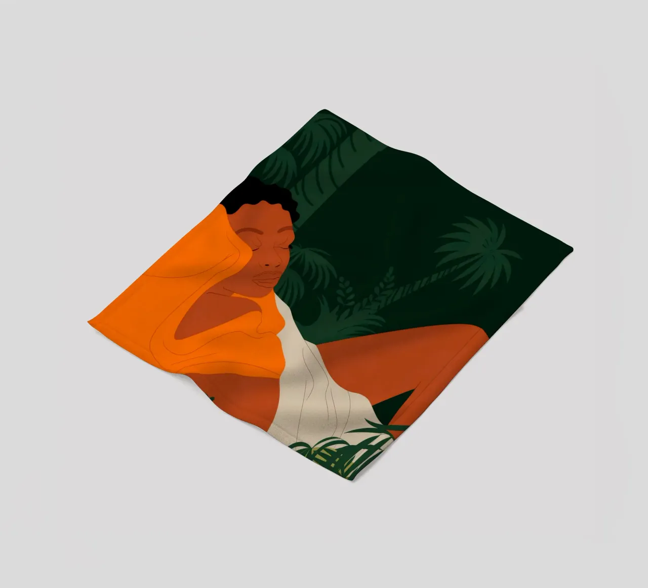 Relaxing in Nature fleece blanket by Demar Galleria
