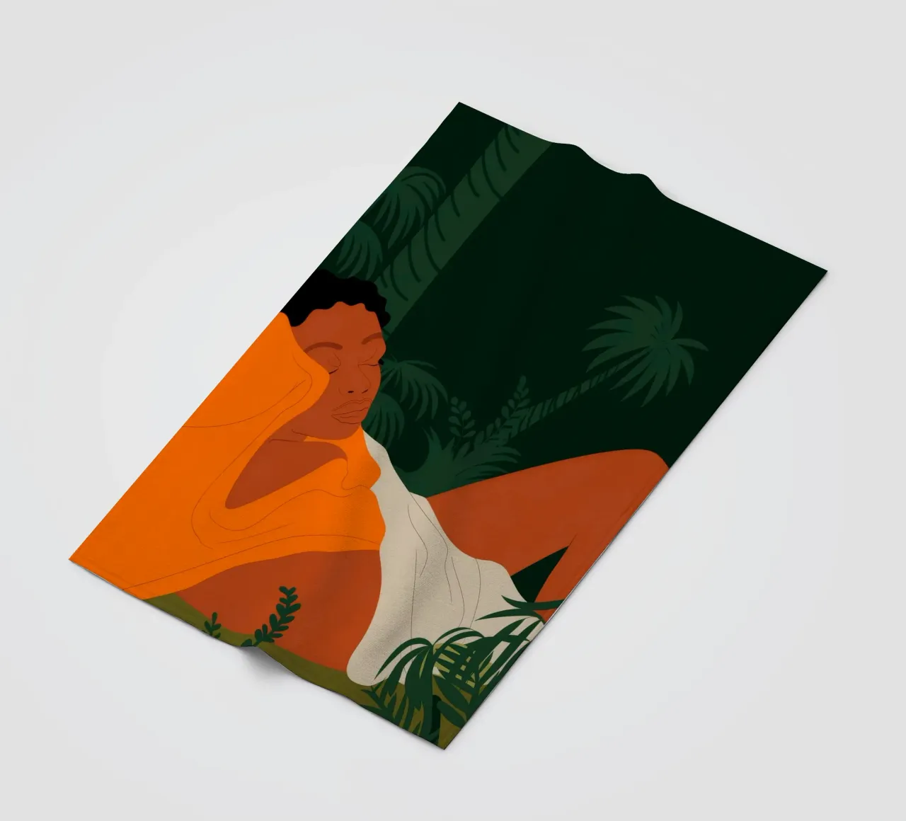 Relaxing in Nature fleece blanket by Demar Galleria