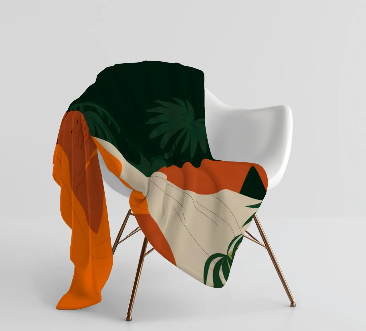 Relaxing in Nature fleece blanket by Demar Galleria