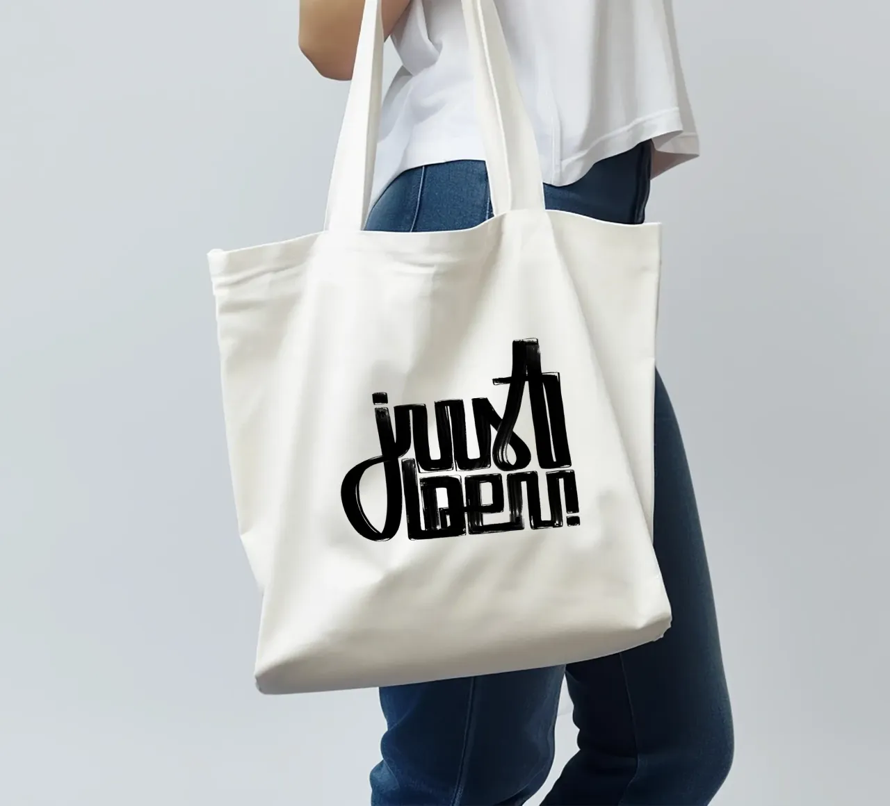 just be u borsa in juta da LIMITED EDITION LETTERS