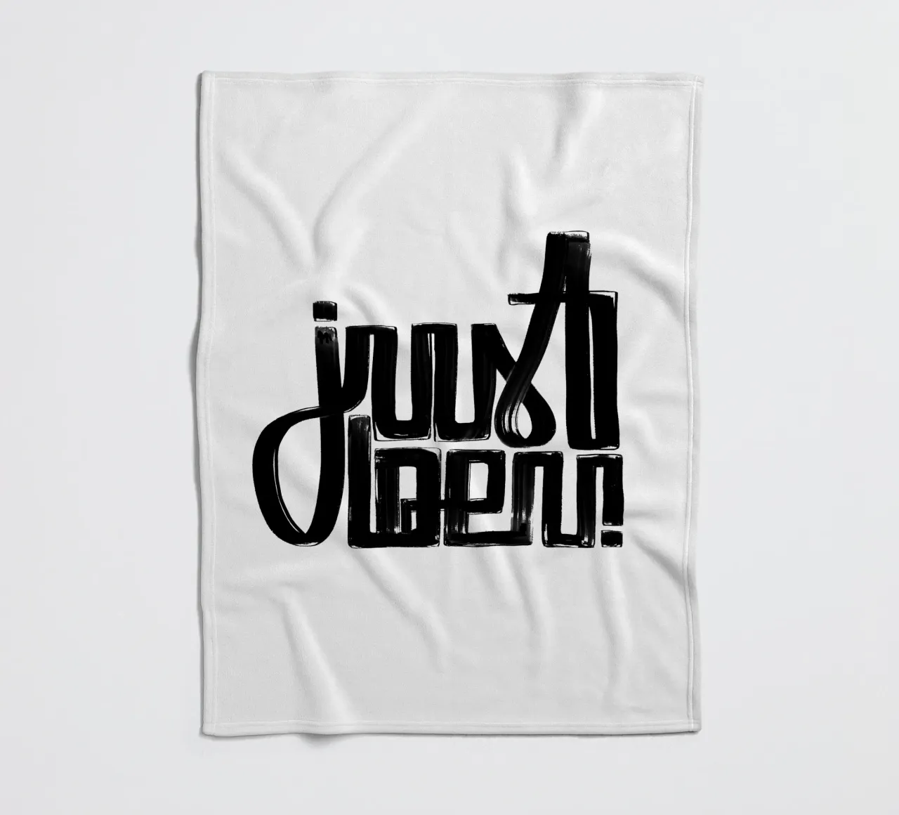just be u coperta in pile da LIMITED EDITION LETTERS