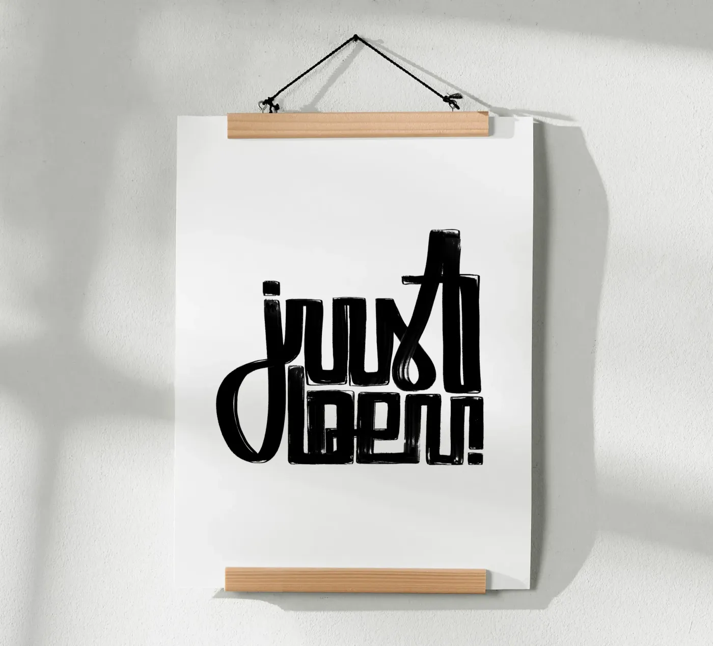 just be u poster da LIMITED EDITION LETTERS