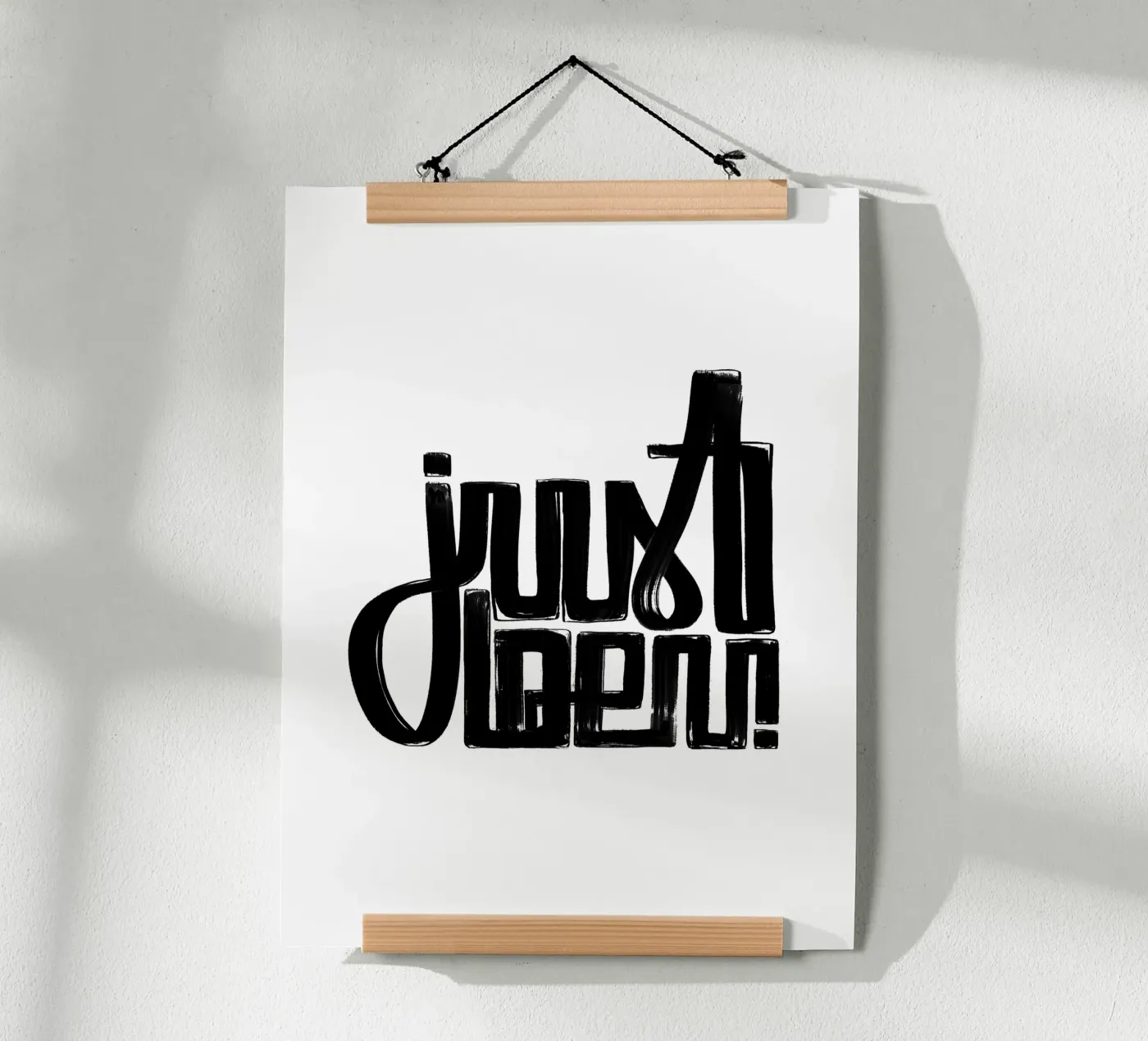 just be u poster van LIMITED EDITION LETTERS