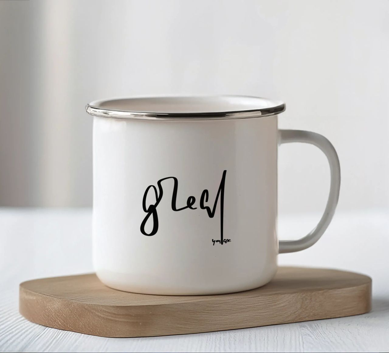 you are great tazza in smalto da LIMITED EDITION LETTERS