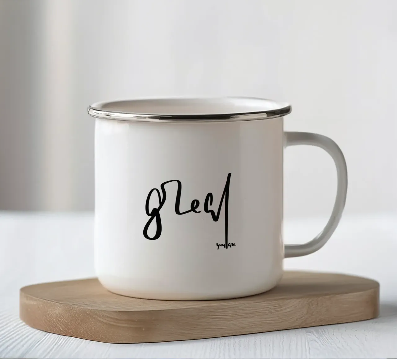 you are great tazza in smalto da LIMITED EDITION LETTERS