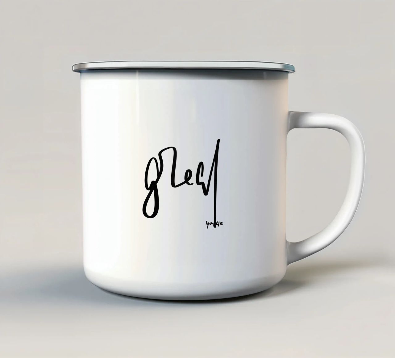 you are great tazza in smalto da LIMITED EDITION LETTERS