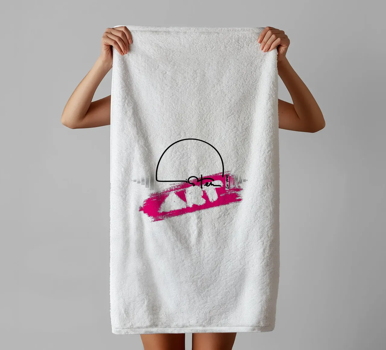 Listen to your ART asciugamano da bagno da LIMITED EDITION LETTERS