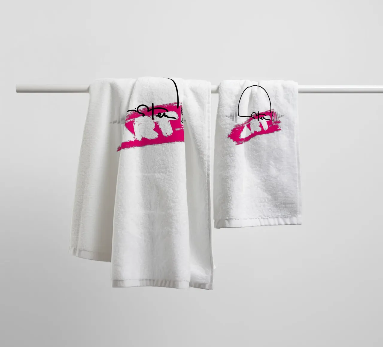 Listen to your ART asciugamano da bagno da LIMITED EDITION LETTERS