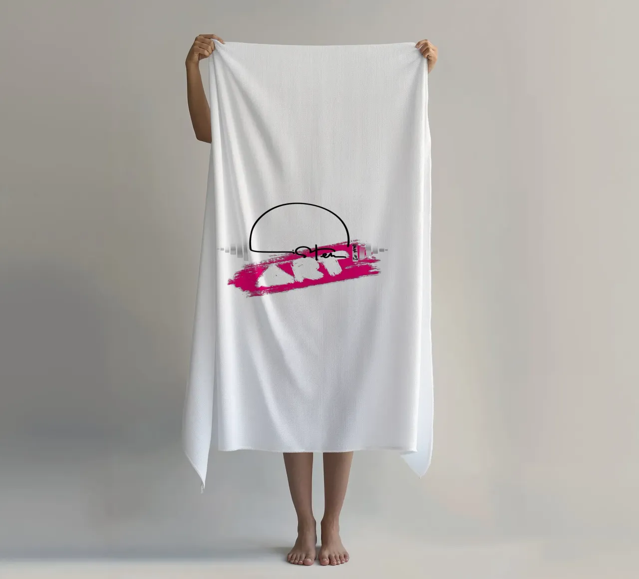 Listen to your ART telo mare da LIMITED EDITION LETTERS