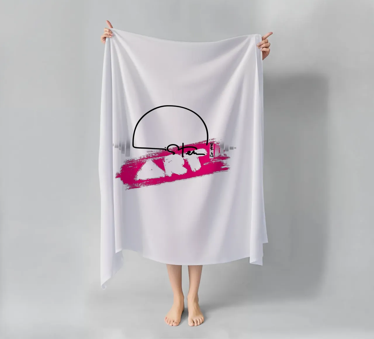 Listen to your ART telo mare da LIMITED EDITION LETTERS