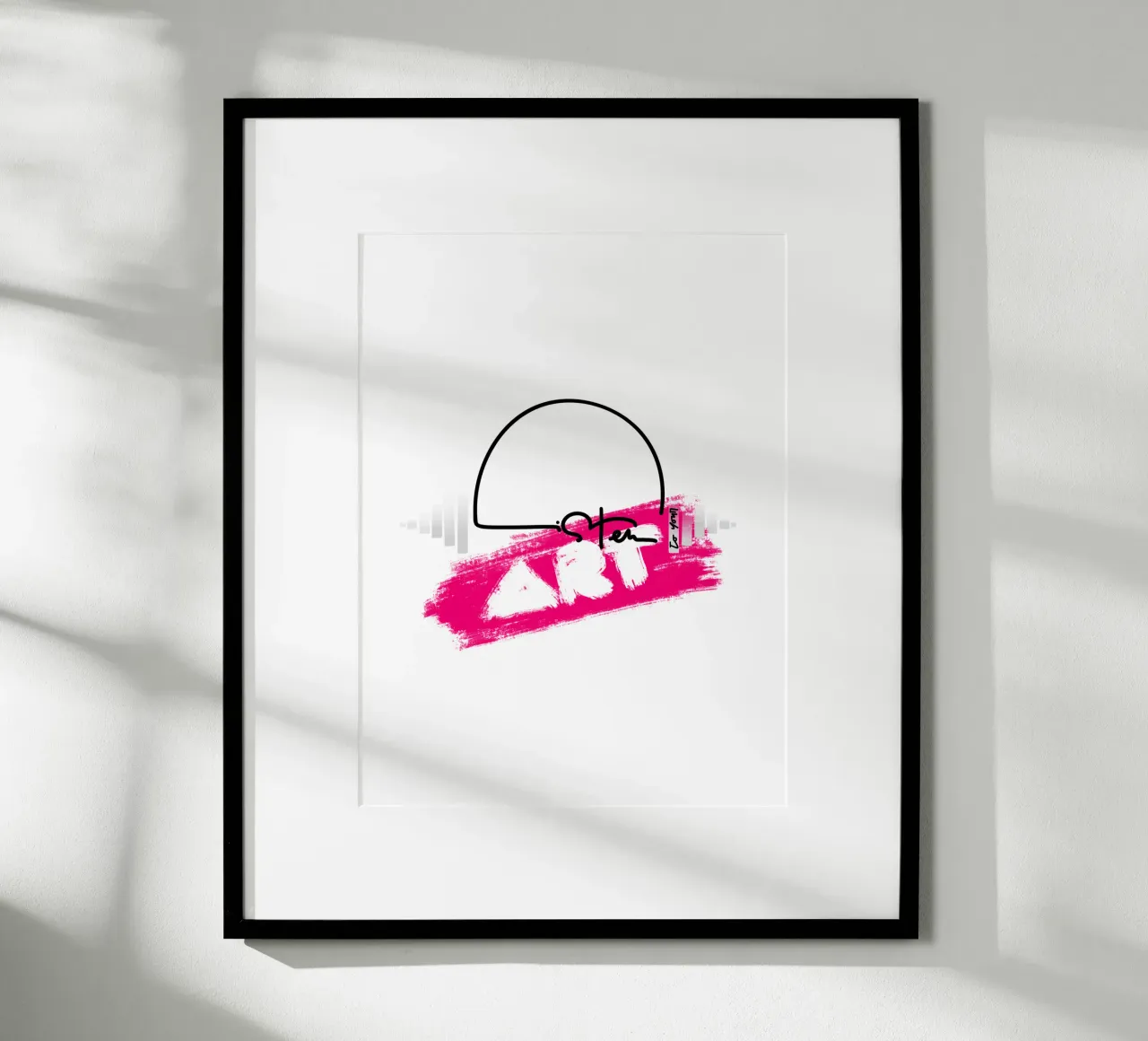 Listen to your ART carta hahnemühle da LIMITED EDITION LETTERS