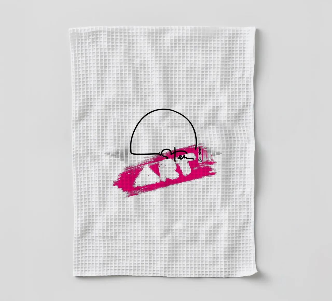 Listen to your ART canovaccio da cucina da LIMITED EDITION LETTERS