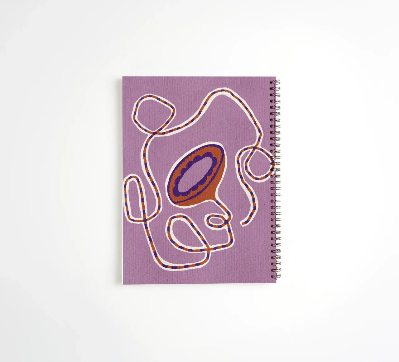 Delicate Bloom 21 spiral notebook by Shatha Al Dafai