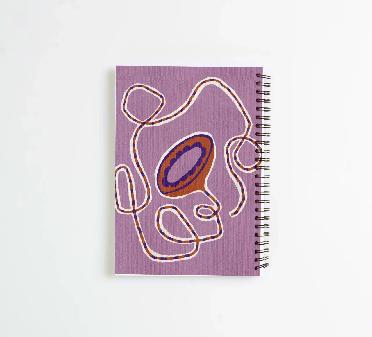 Delicate Bloom 21 spiral notebook by Shatha Al Dafai