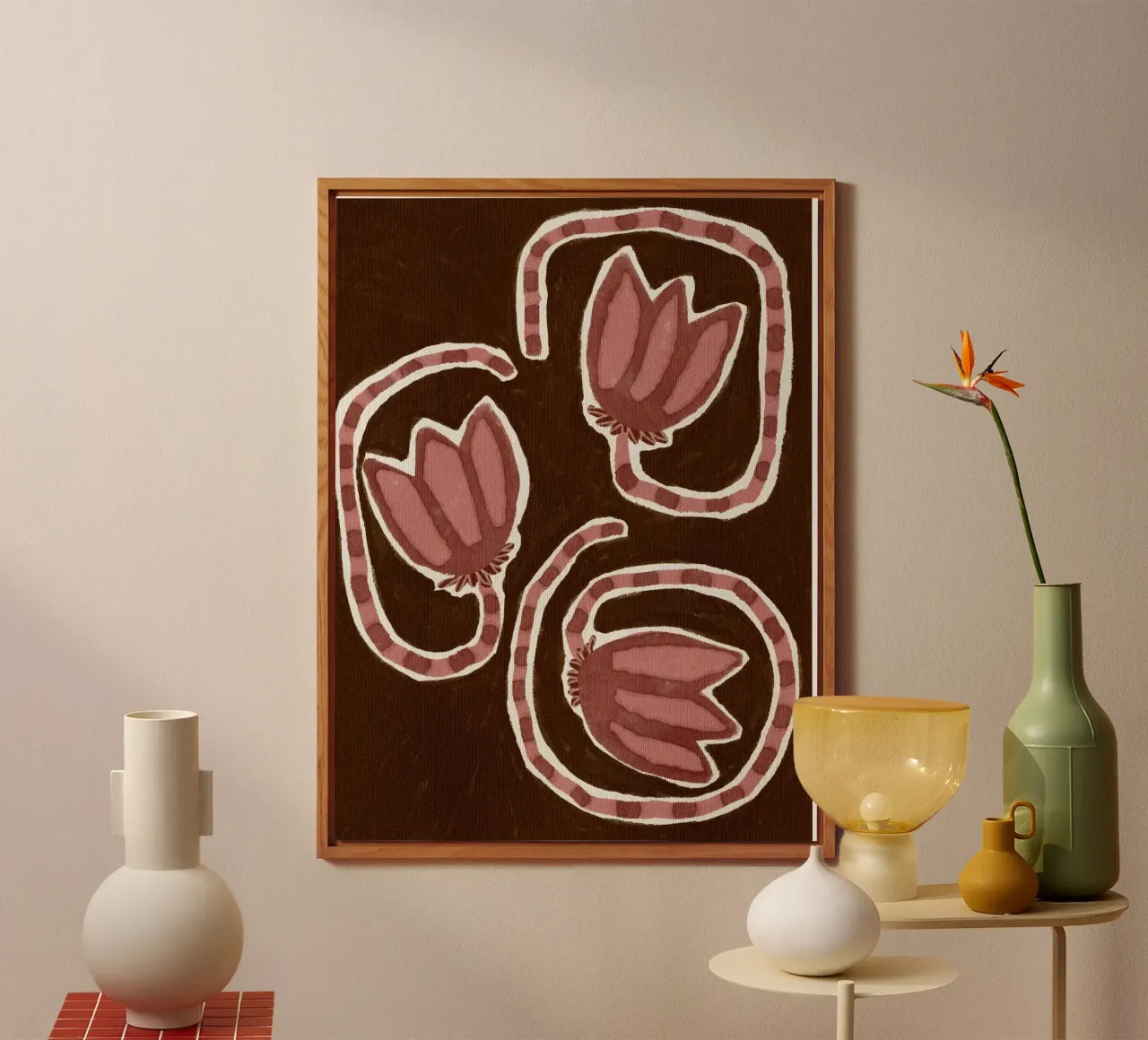 Delicate Bloom 19 alluminio dibond da Shatha Al Dafai