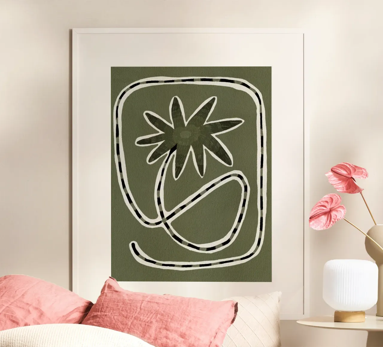 Delicate Bloom 18 poster da Shatha Al Dafai