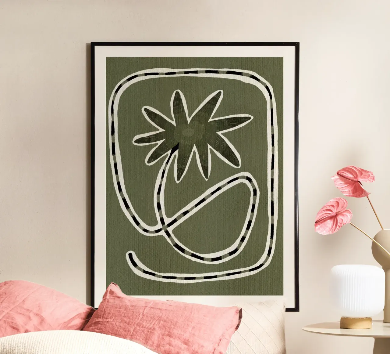 Delicate Bloom 18 poster da Shatha Al Dafai