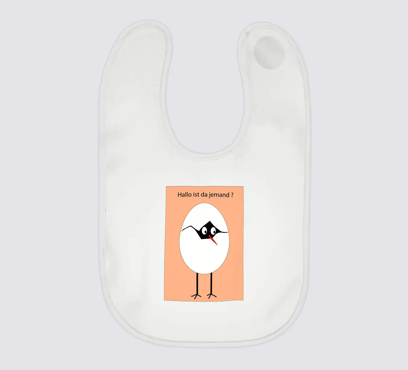 Hallo baby bib by SunflowerDE