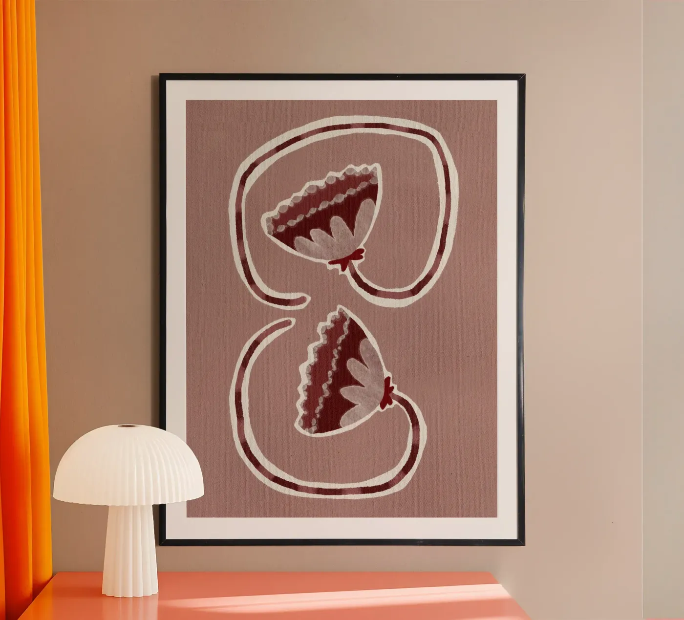 Delicate Bloom 16 poster by Shatha Al Dafai