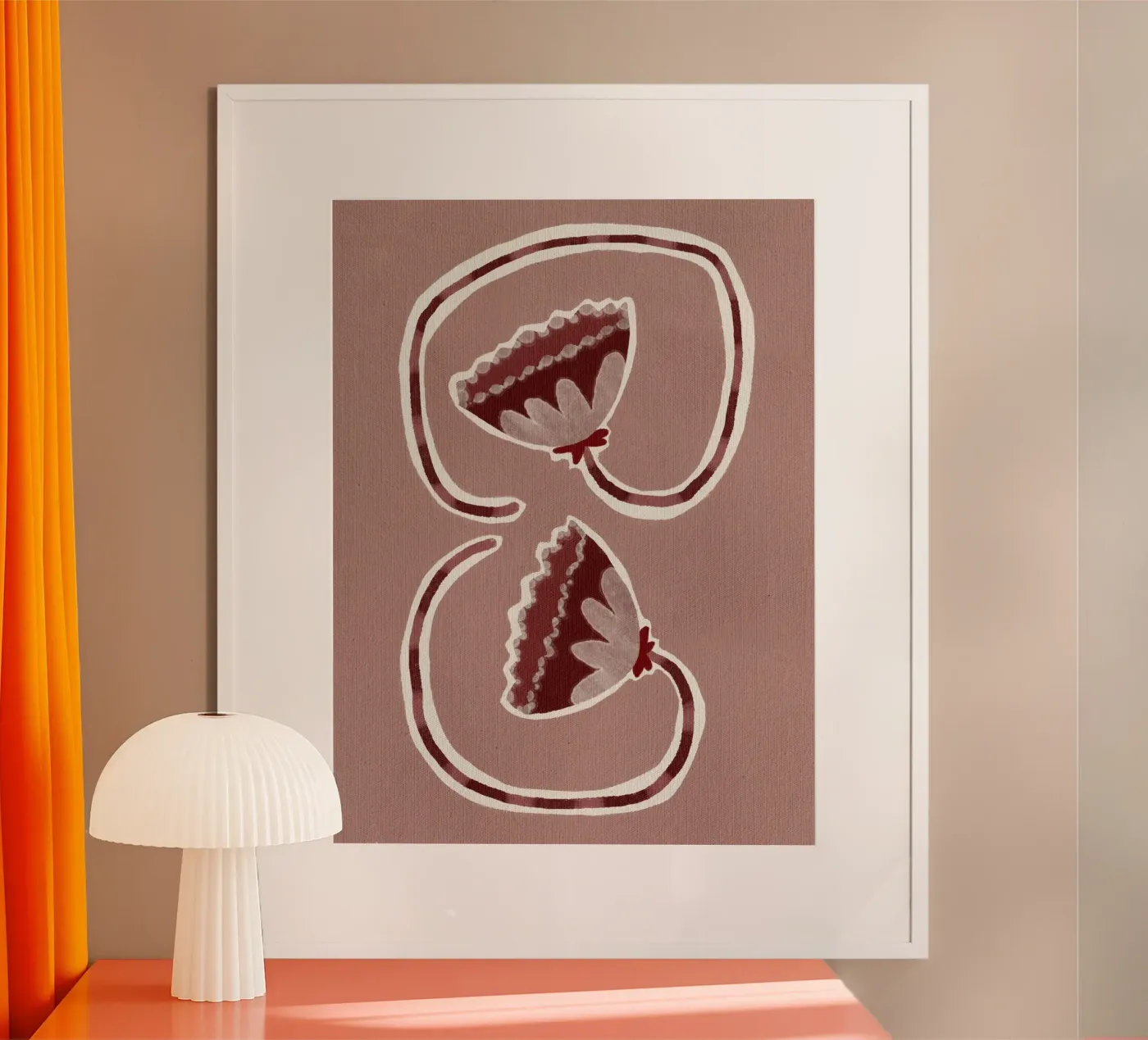 Delicate Bloom 16 poster by Shatha Al Dafai