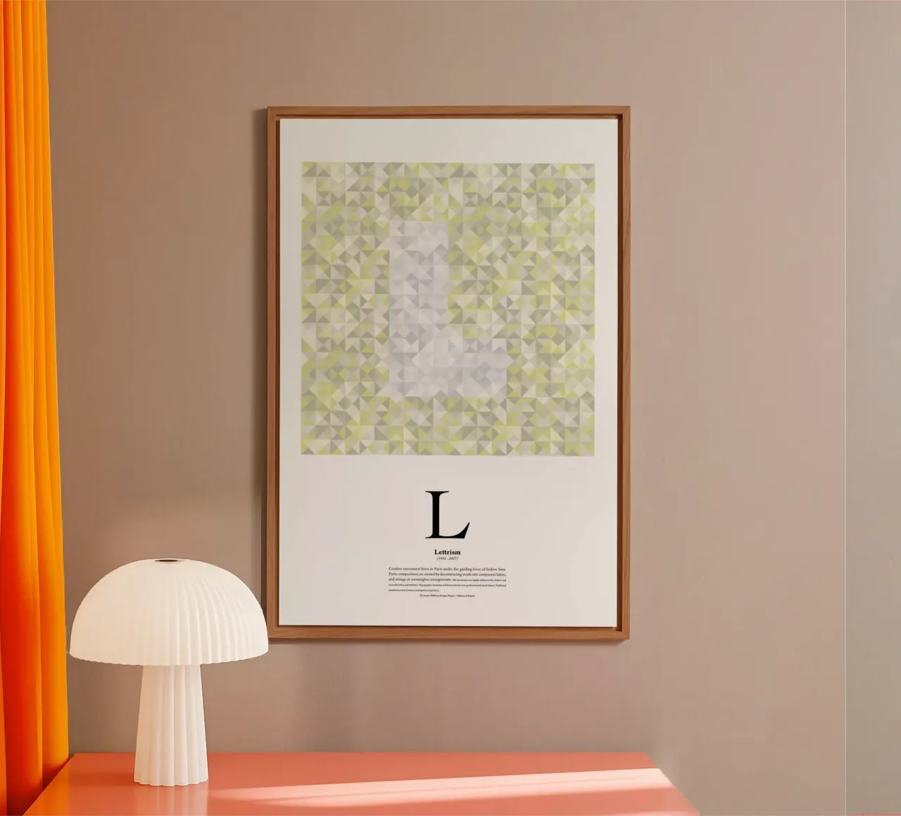 L - Lettrism alluminio dibond da The True Type