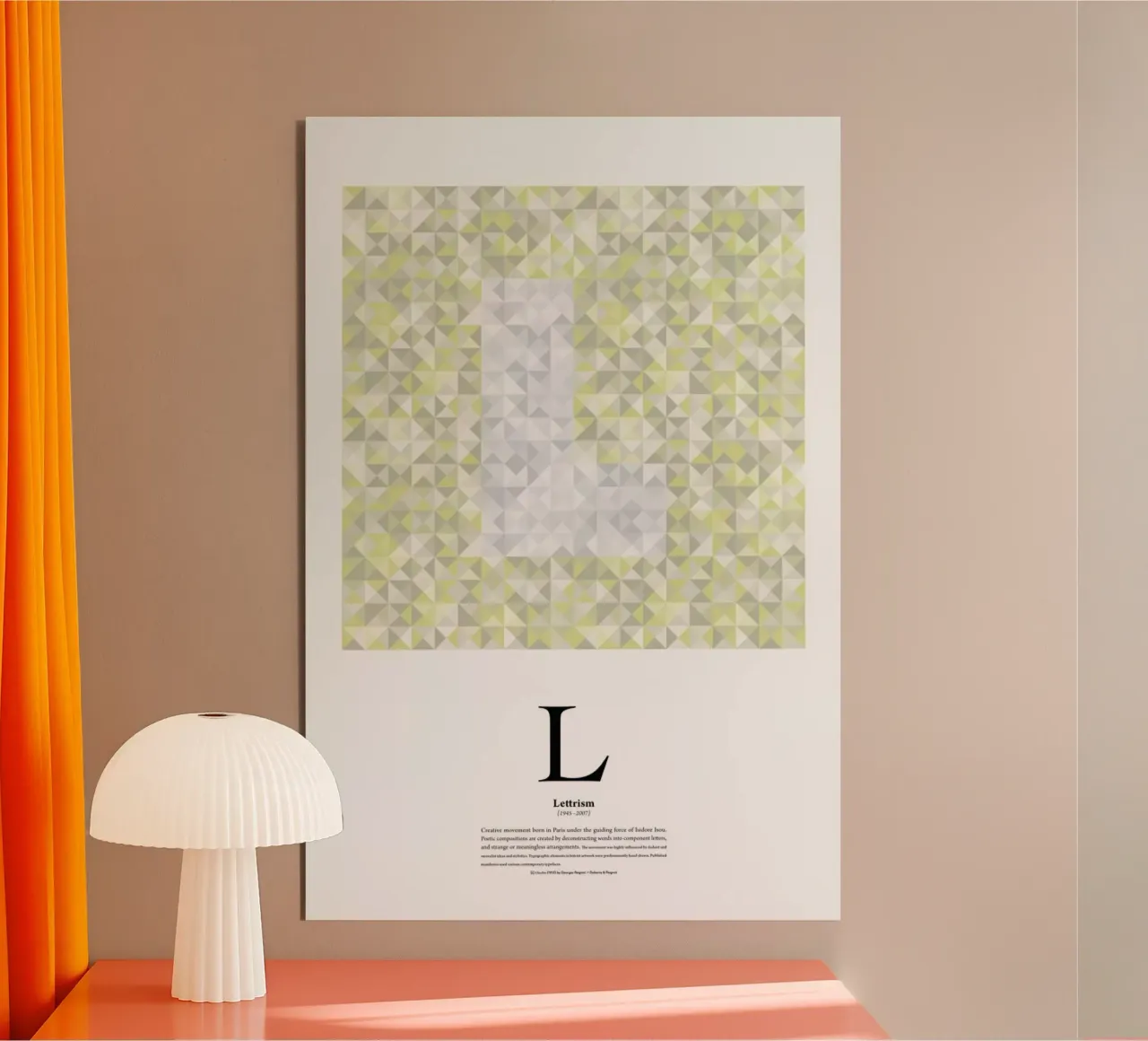 L - Lettrism alluminio dibond da The True Type