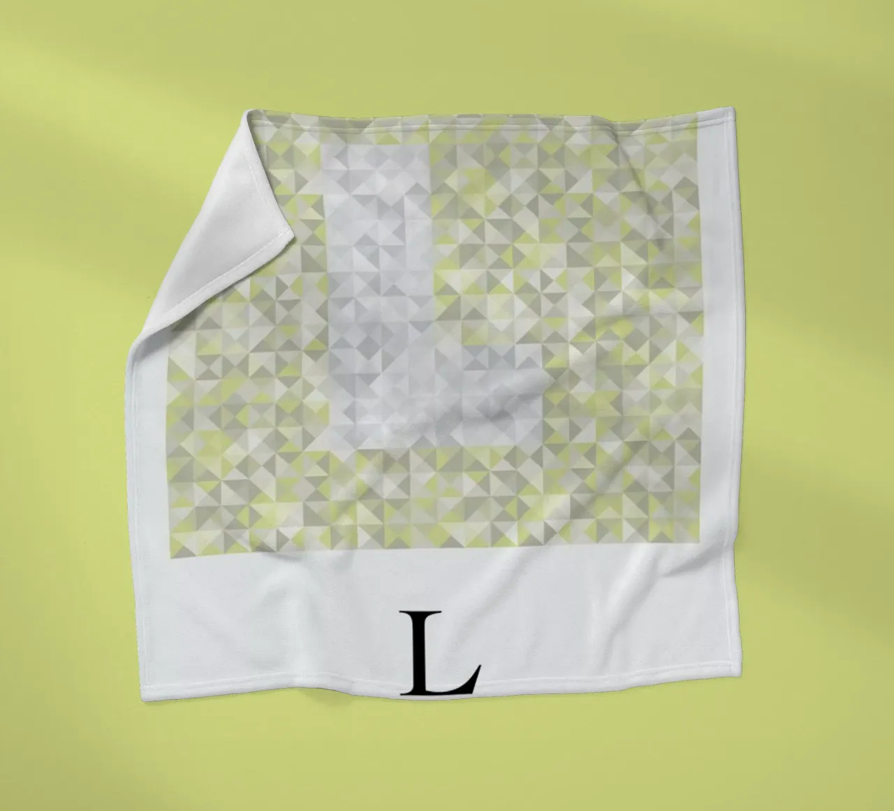 L - Lettrism coperta in pile da The True Type