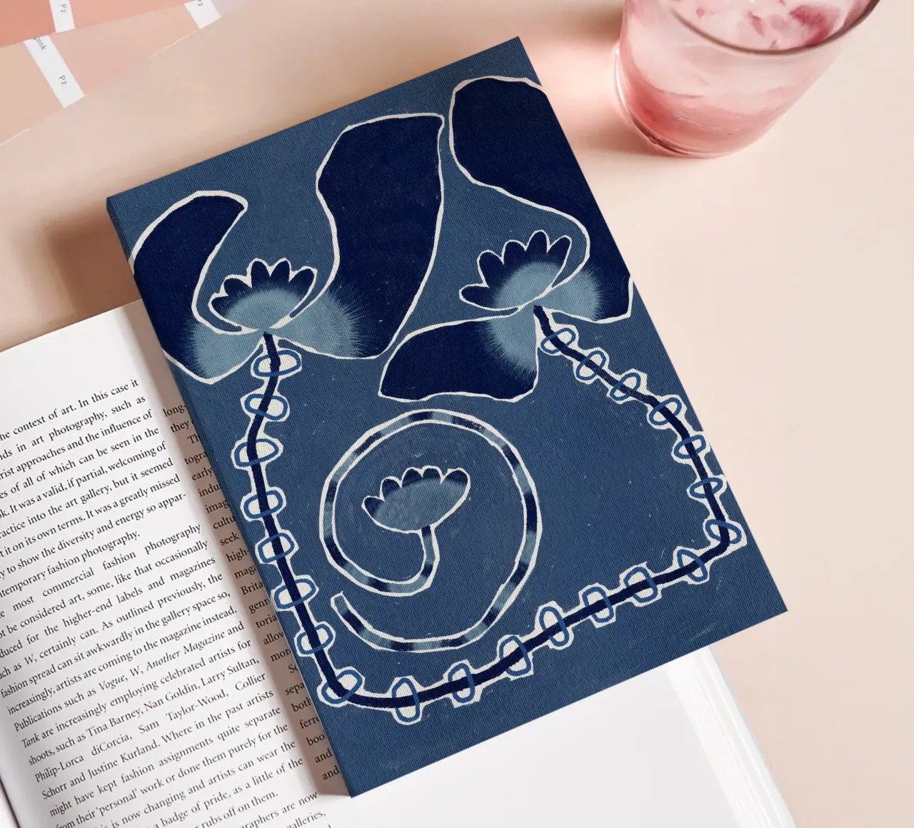 Delicate Bloom 13 notebook by Shatha Al Dafai