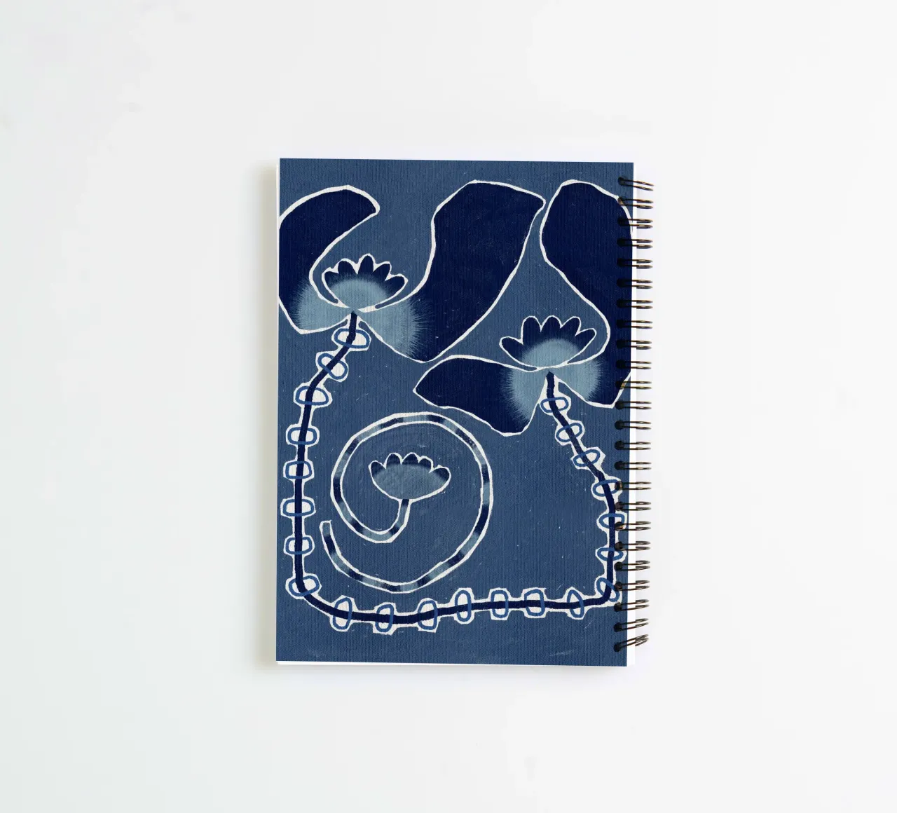 Delicate Bloom 13 spiral notebook by Shatha Al Dafai