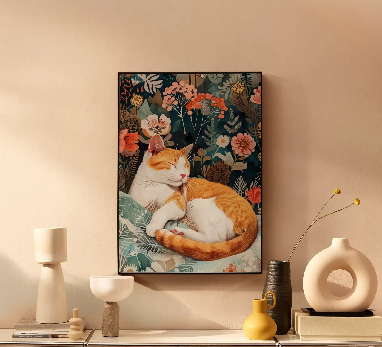 Sleeping cat plexiglass da Justyna Jaszke JBJart