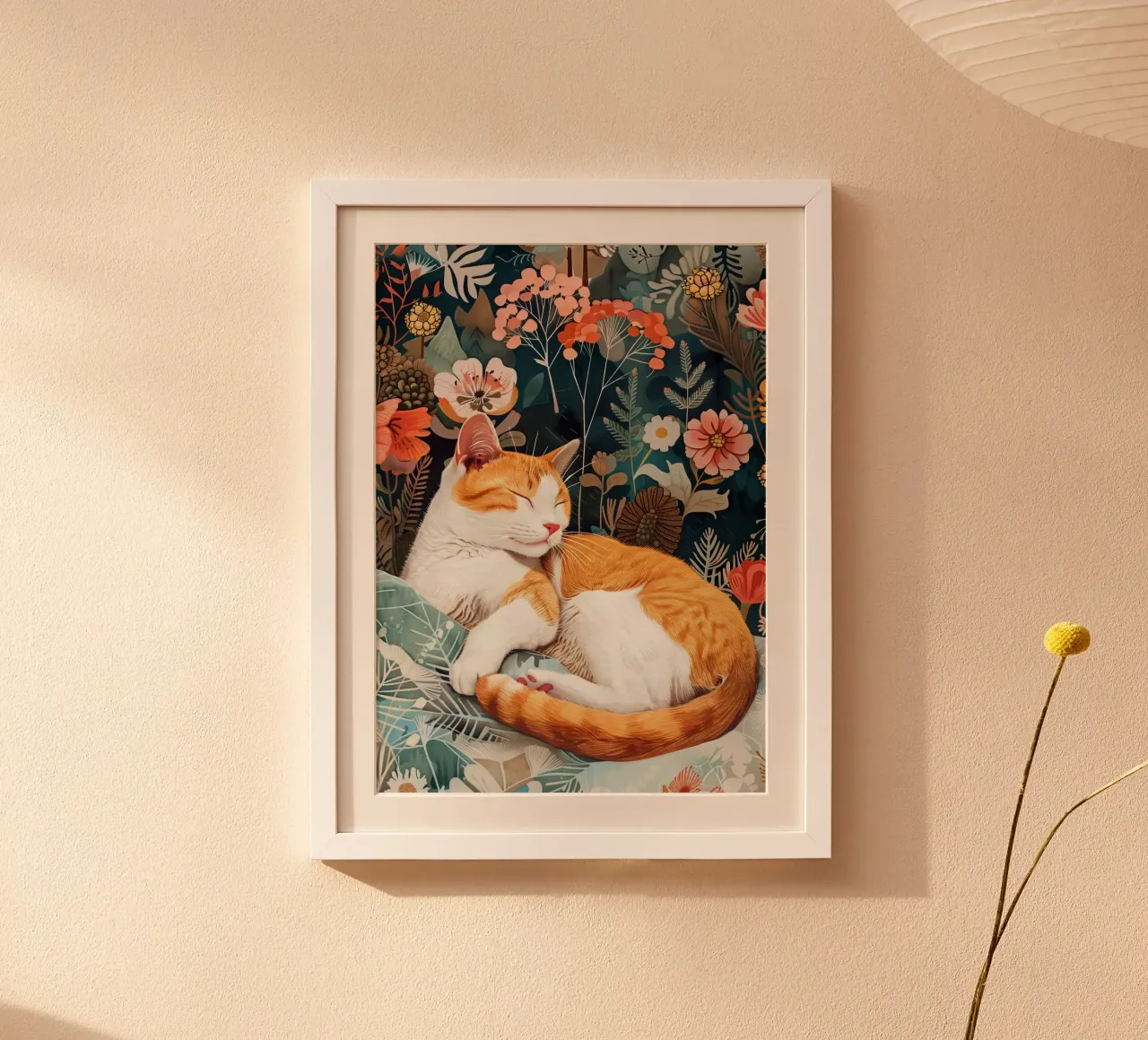 Gatto che dorme poster da Justyna Jaszke JBJart