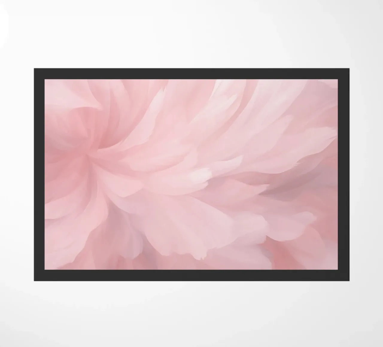 Bare Essence Bloom Pennellata astratta di fiori zerbino da Andrea Haase Floral Passion