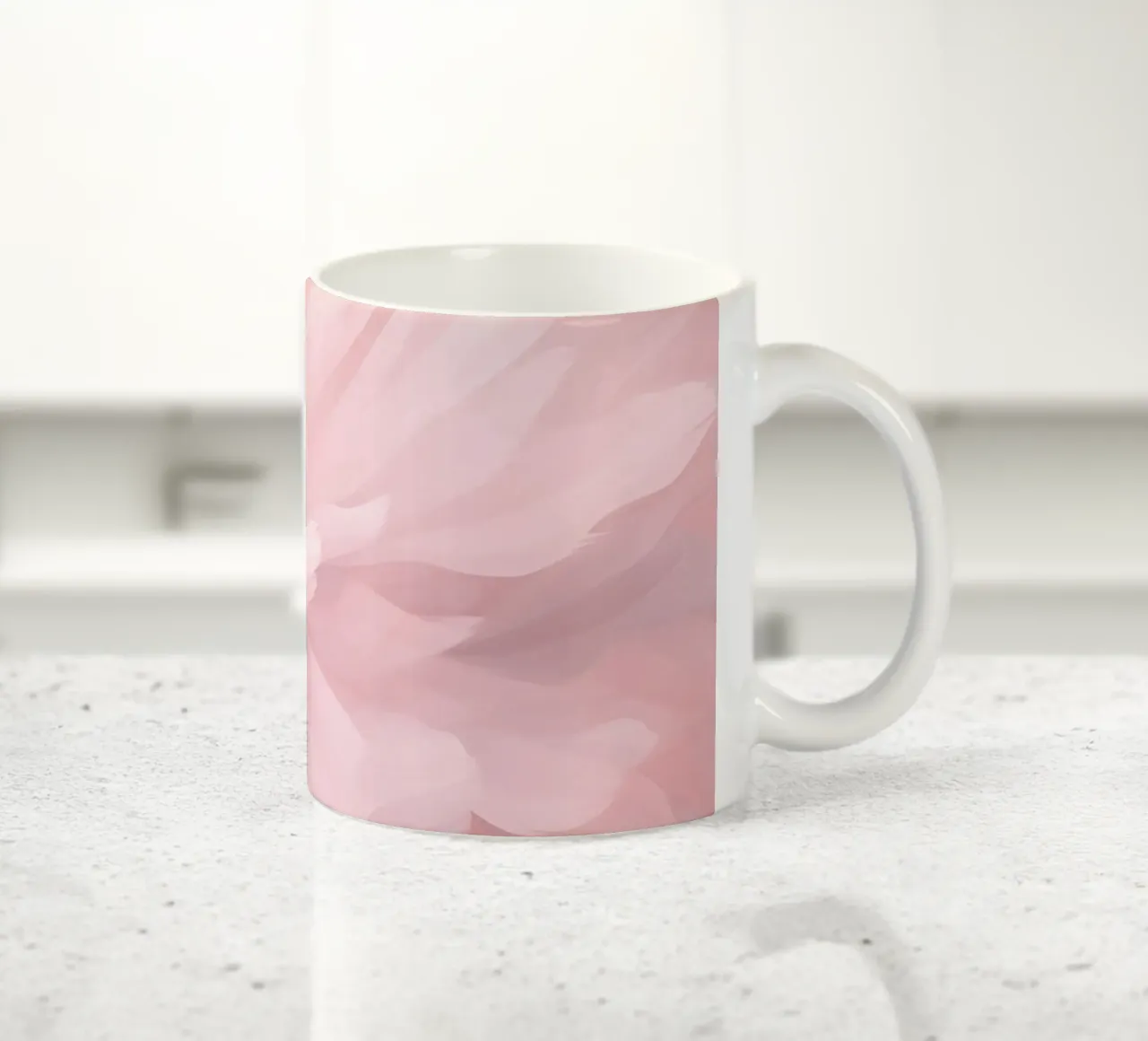 Bare Essence Bloom Pennellata astratta di fiori tazza in ceramica da Andrea Haase Floral Passion