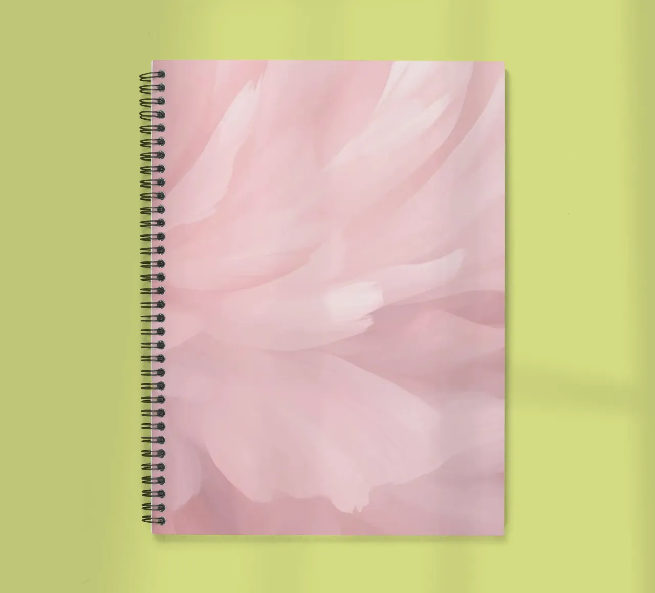 Bare Essence Bloom Brushwork Abstract Flower spiral notebook by Andrea Haase Floral Passion