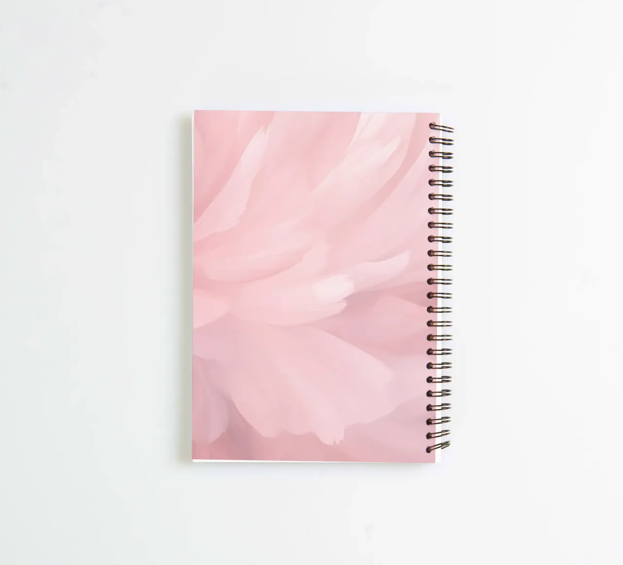 Bare Essence Bloom Brushwork Abstract Flower spiral notebook by Andrea Haase Floral Passion