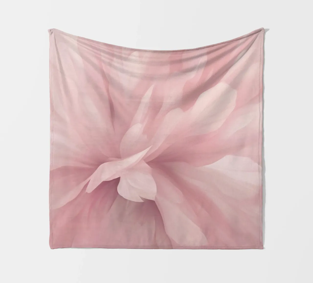 Bare Essence Bloom Brushwork Fiore astratto II coperta in pile da Andrea Haase Floral Passion