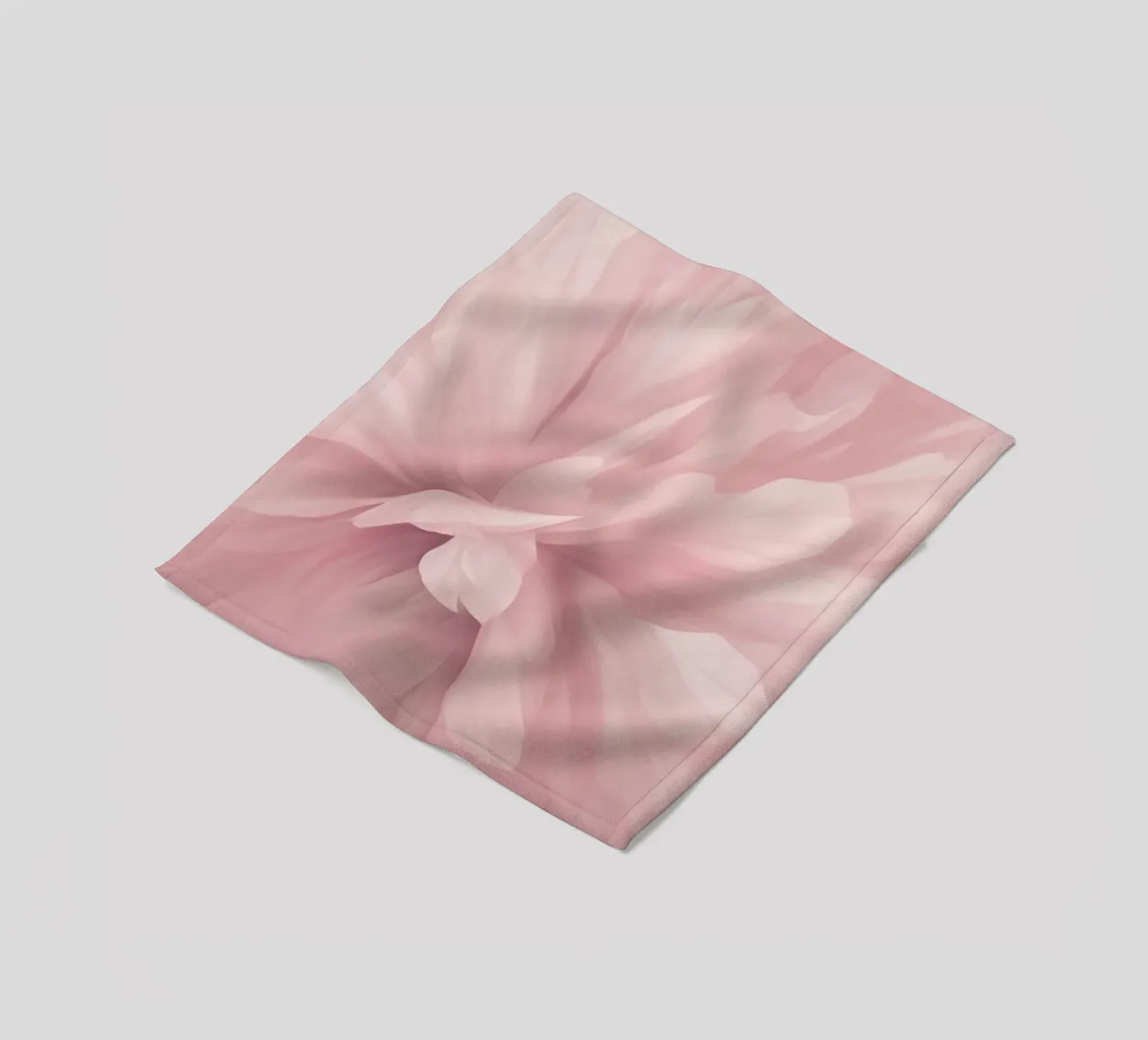 Bare Essence Bloom Brushwork Fiore astratto II coperta in pile da Andrea Haase Floral Passion