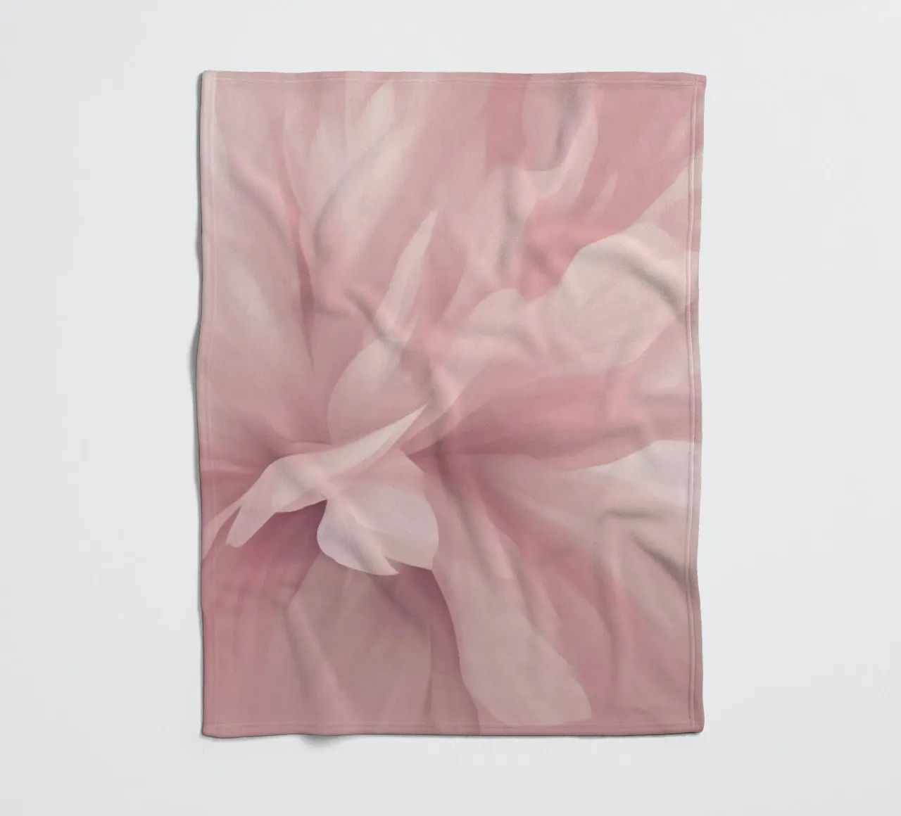 Bare Essence Bloom Brushwork Fiore astratto II coperta in pile da Andrea Haase Floral Passion