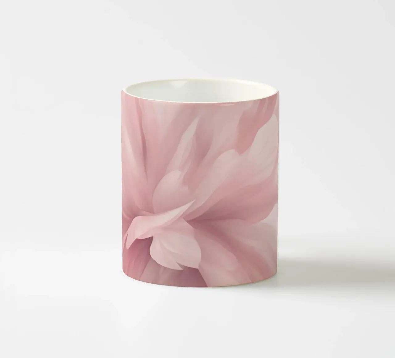 Bare Essence Bloom Brushwork Fiore astratto II tazza in ceramica da Andrea Haase Floral Passion