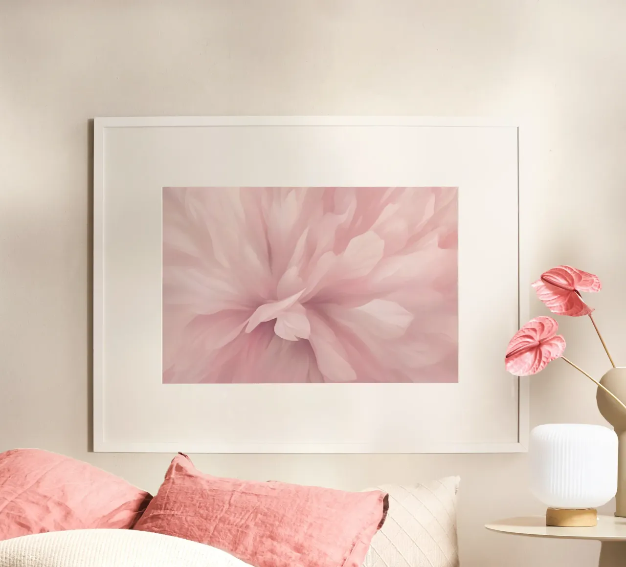 Bare Essence Bloom Brushwork Fiore astratto II carta hahnemühle da Andrea Haase Floral Passion