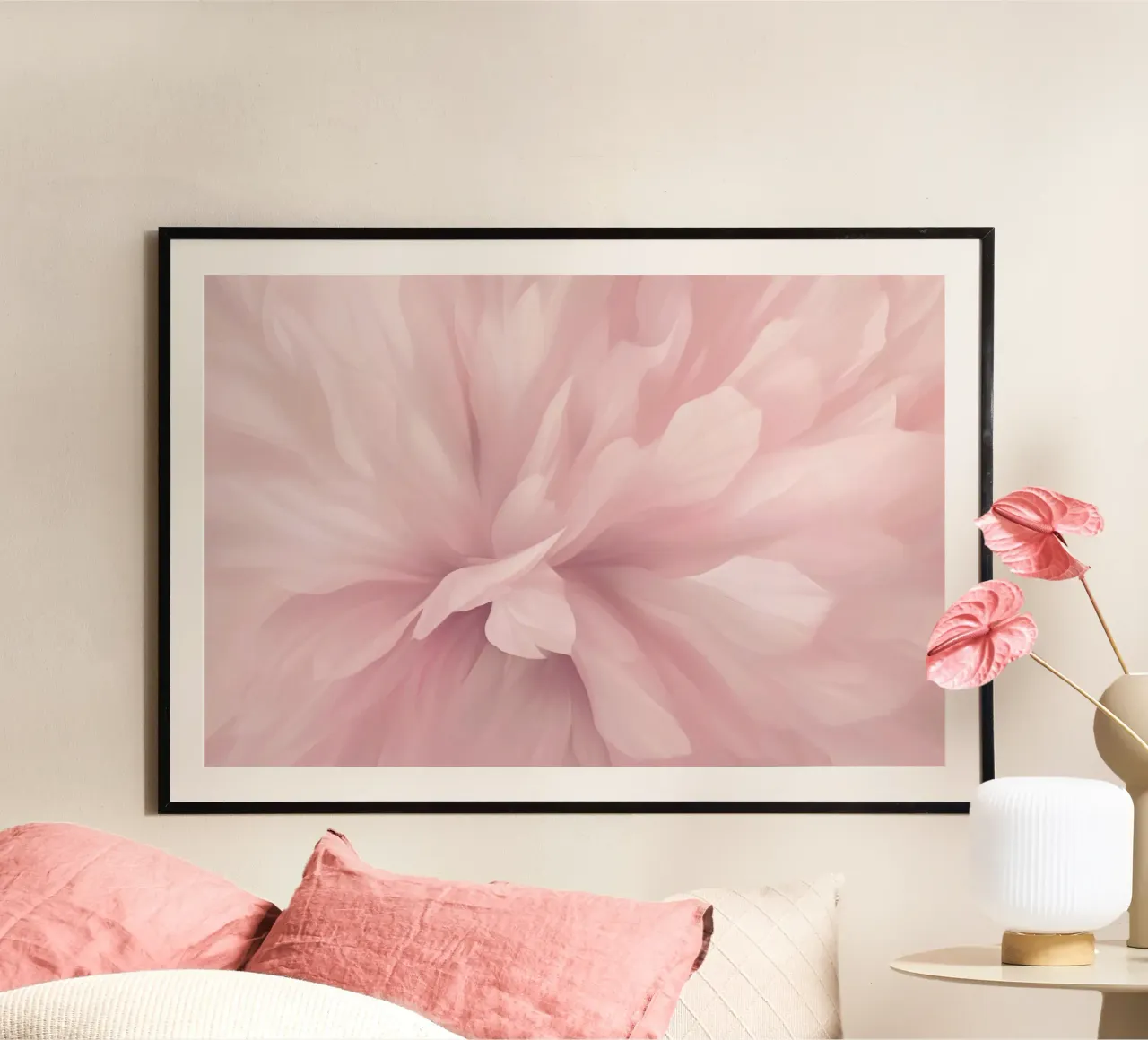 Bare Essence Bloom Brushwork Fiore astratto II carta hahnemühle da Andrea Haase Floral Passion