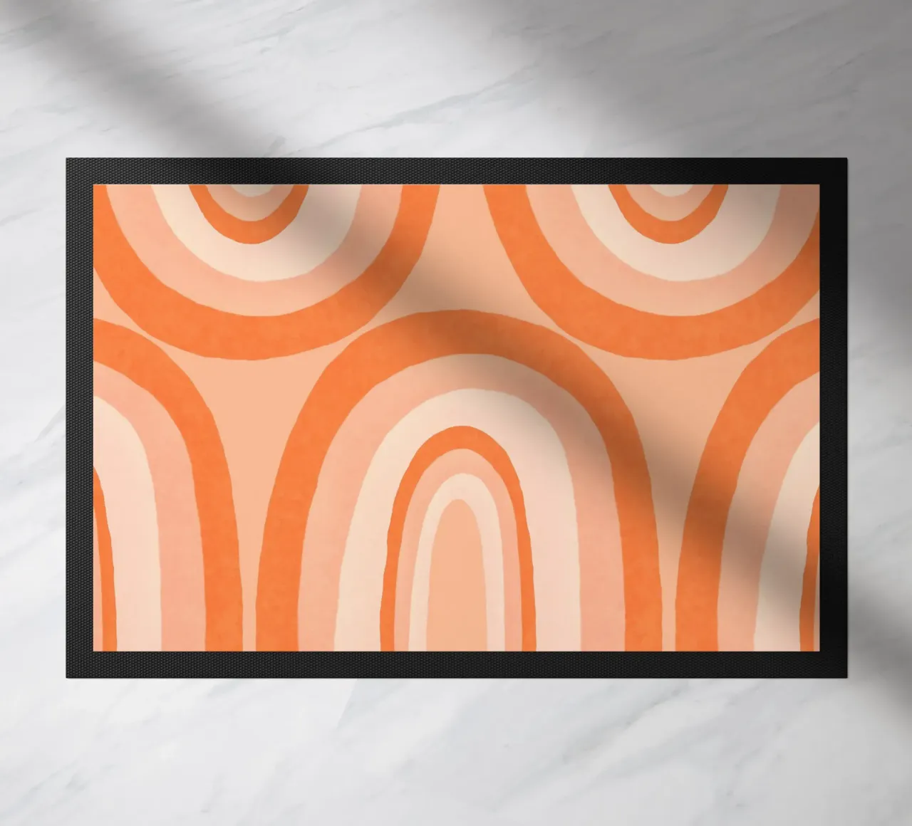 Arte Arcobaleno Boho calda Mandarino zerbino da Andrea Haase Modern Home