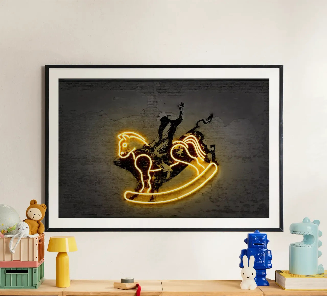 Rodeo poster con telaio in legno da Octavian
