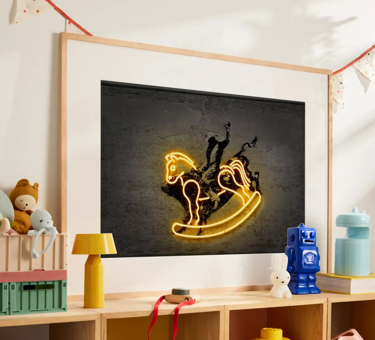 Rodeo poster con telaio in legno da Octavian