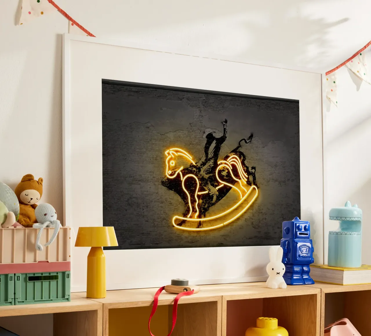 Rodeo poster con telaio in legno da Octavian