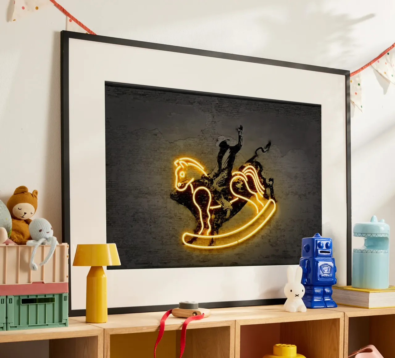 Rodeo poster con telaio in legno da Octavian