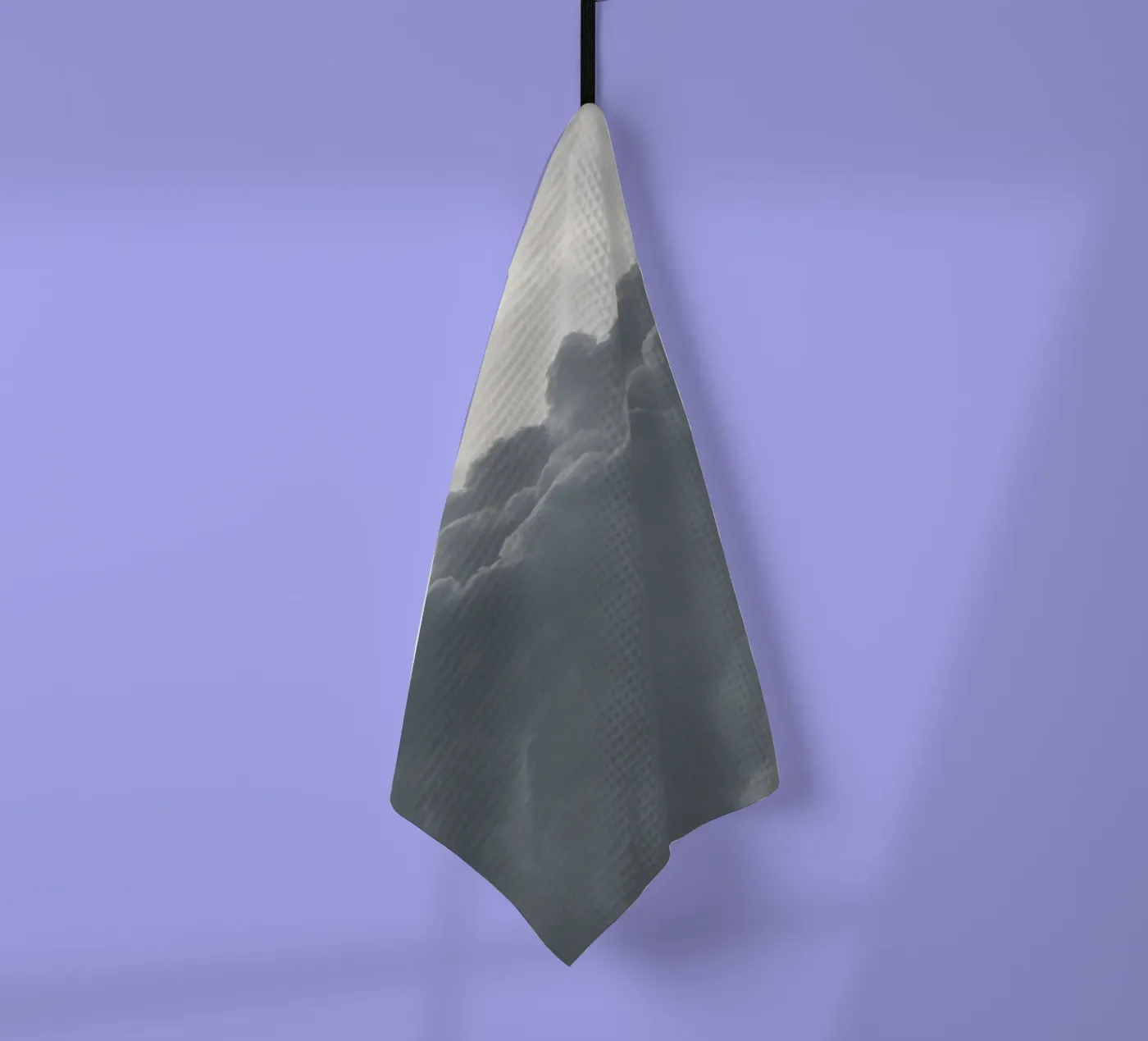 Foreshadow tea towel by Nur Mut