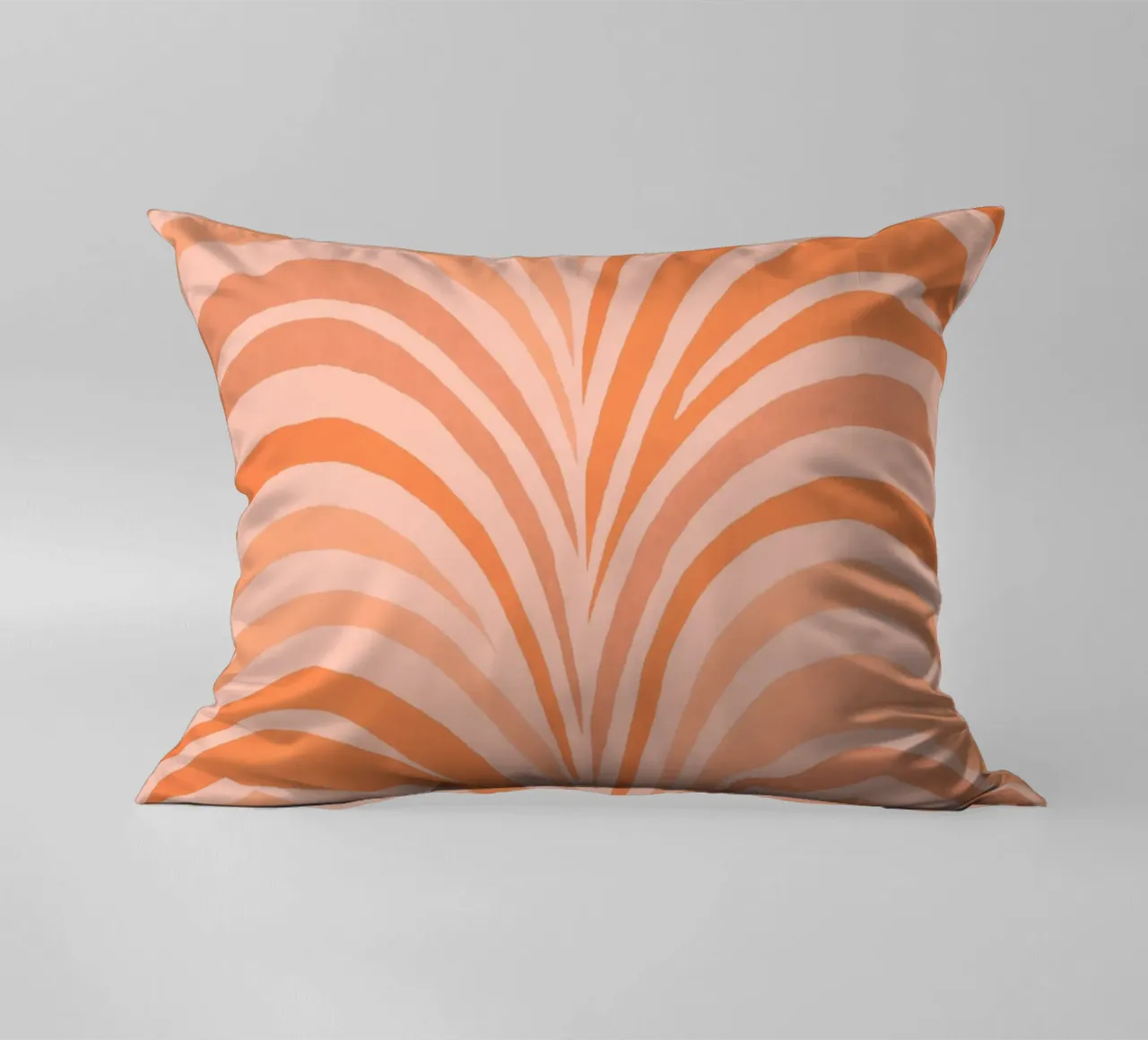 Boho Bow Shapes Warm Tangerine decorative cushion by Andrea Haase Modern Home