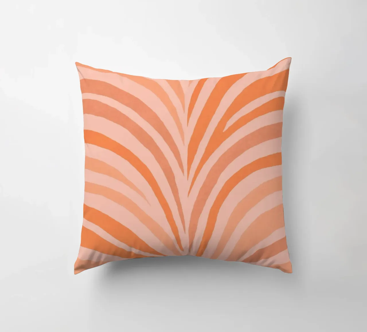 Boho Bow Shapes Warm Tangerine decorative cushion by Andrea Haase Modern Home