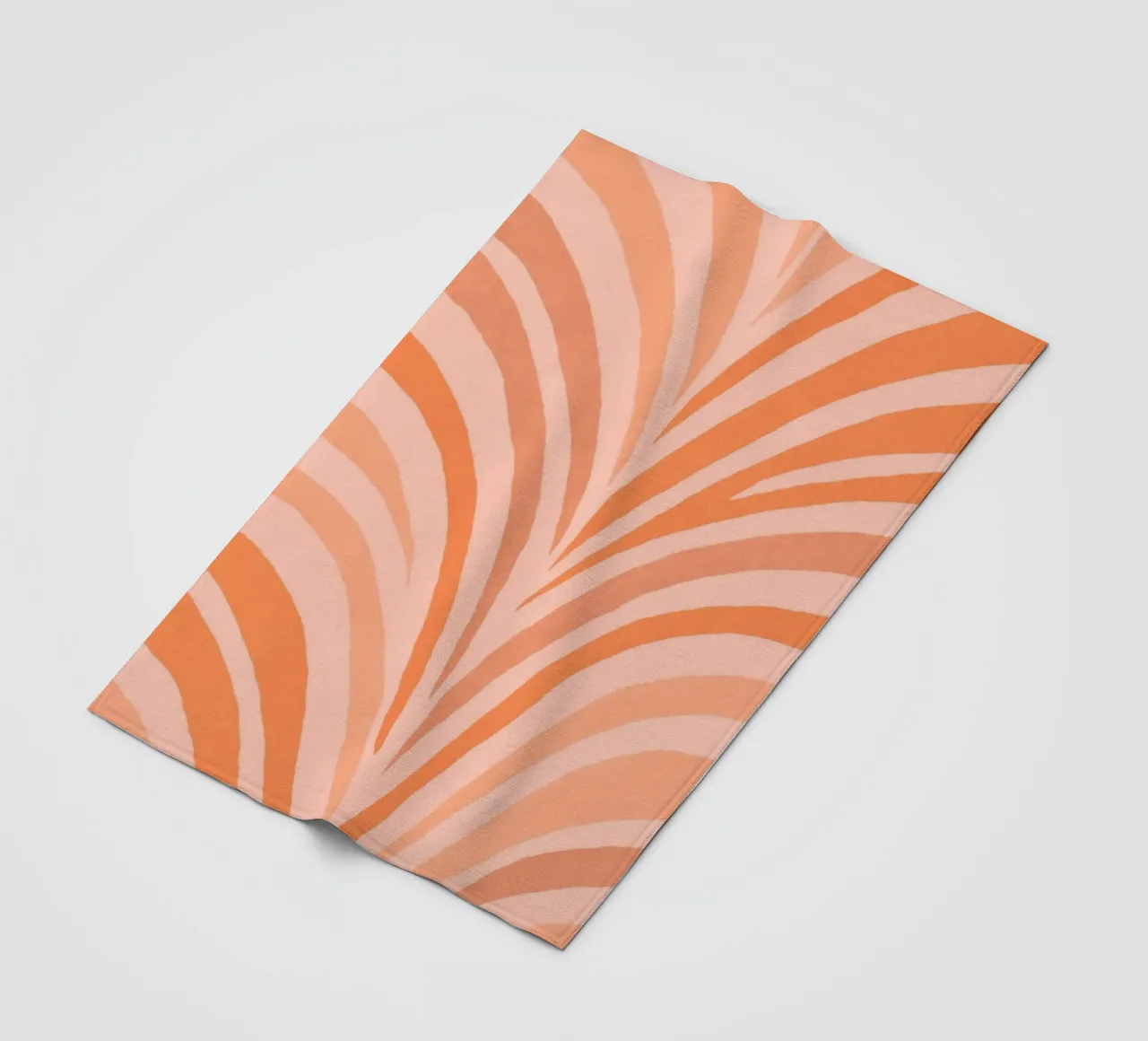 Forme di fiocco Boho Mandarino caldo coperta in pile da Andrea Haase Modern Home